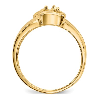 14K Yellow Gold Family Ring Mounting – view 3