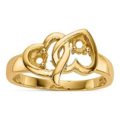 14K Yellow Gold Family Ring Mounting – view 2