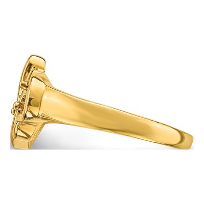 14K Yellow Gold Family Ring Mounting – view 4