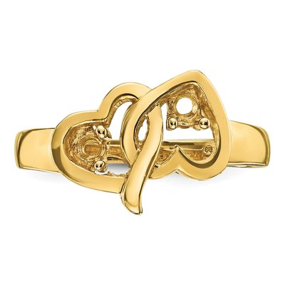14K Yellow Gold Family Ring Mounting – view 5