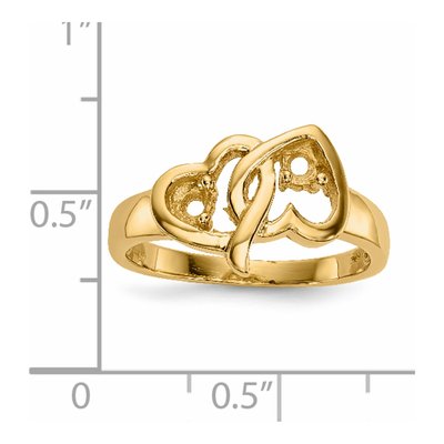 14K Yellow Gold Family Ring Mounting – view 6
