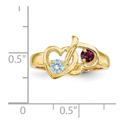 14K Yellow Gold Personalized Family Ring – view 3