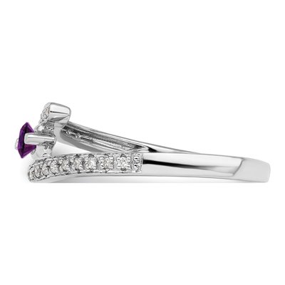 14K White Gold 1/15 ct tw Diamond Family Ring – view 4