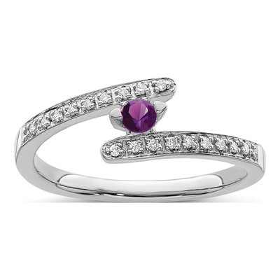 14K White Gold 1/15 ct tw Diamond Family Ring – view 2