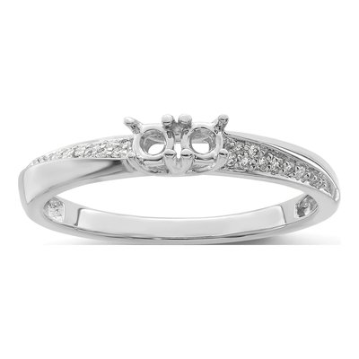 14K White Gold Diamond Family Mother's Ring – view 5