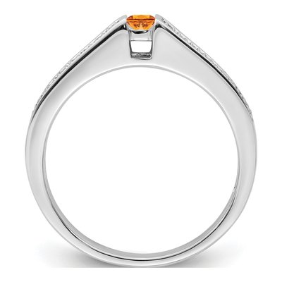 14K White Gold Diamond Custom Family Ring – view 3