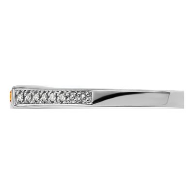 14K White Gold 1/20 ct tw Diamond Set Family Ring – view 4