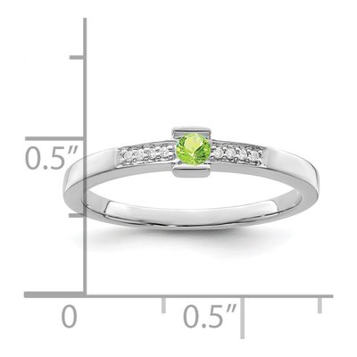 14K White Gold Diamond Set Family Ring – view 4