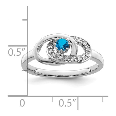 14K White Gold Diamond Setting Family Ring – view 6