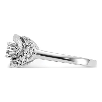 14K White Gold 1/20 ct tw Diamond Set Family Ring – view 4