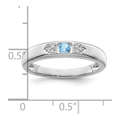 14K White Gold Diamond Family Ring – view 4