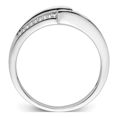 14K White Gold 1/8 ct tw Diamond Family Ring – view 3