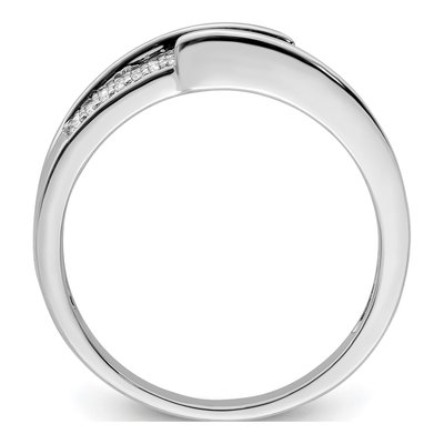 14K White Gold 1/10 ct tw Diamond Family Ring – view 3