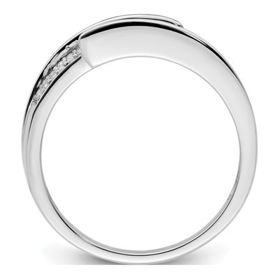 14K White Gold 1/15 ct tw Diamond Family Ring – view 3