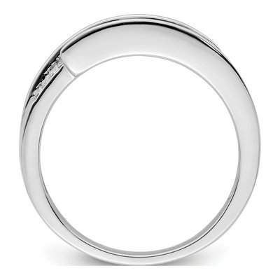 14K White Gold 1/15 ct tw Diamond Family Ring – view 3