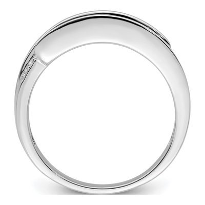 14K White Gold Diamond Family Ring – view 3