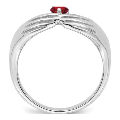 14K White Gold Personalized Family Ring – view 3