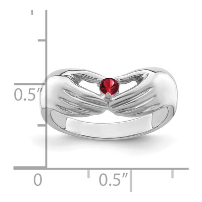 14K White Gold Personalized Family Ring – view 4