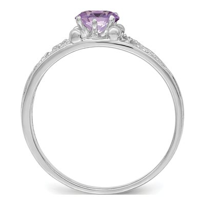 14K White Gold Personalized Family Ring – view 3