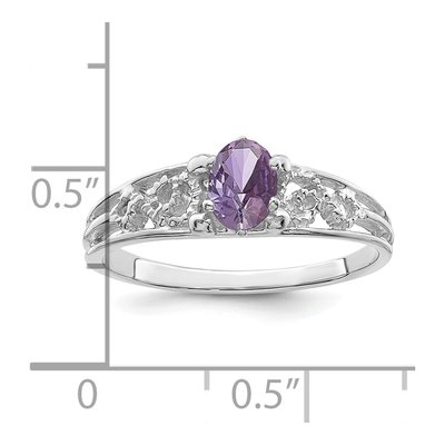 14K White Gold Personalized Family Ring – view 4