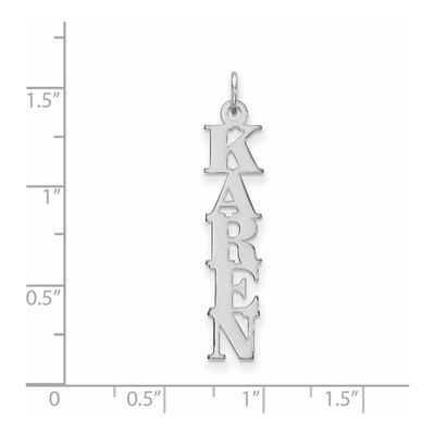 Sterling Silver Personalized Name Plate Charm – view 2
