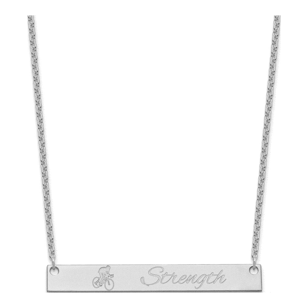 Personalized Large Bar Necklace