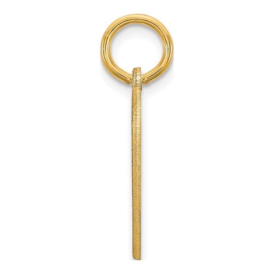 14K Yellow Gold Small Heart Name Charm – view 2