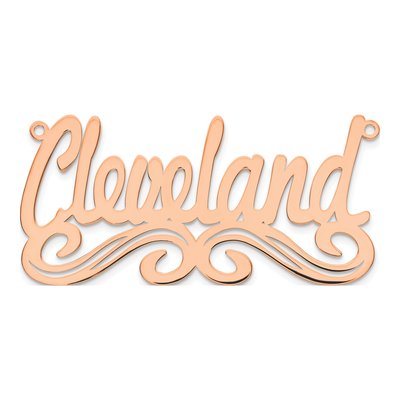 14K Rose Gold Name Plate Necklace – view 4
