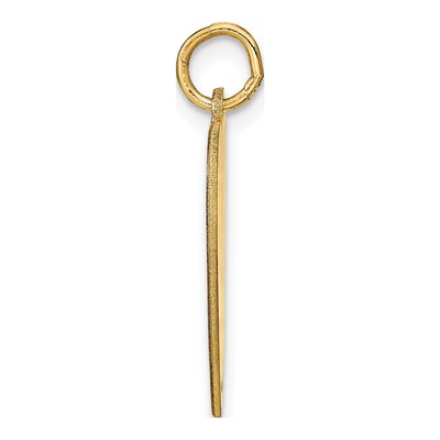 Gold-Plated Sterling Silver Personalized Heart Disc Name Charm – view 2