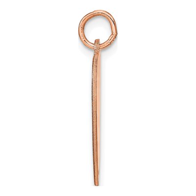 Rose Gold-Plated Sterling Silver Personalized Heart Name Charm – view 2