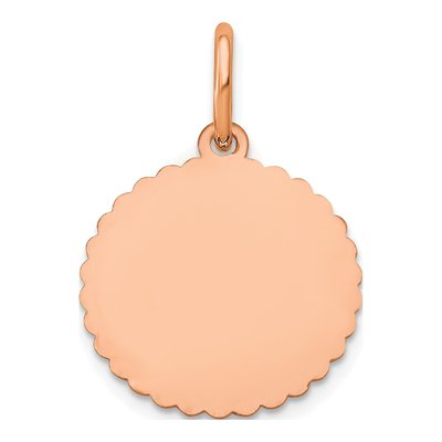 Rose Gold-Plated Sterling Silver Personalized Name Charm – view 4