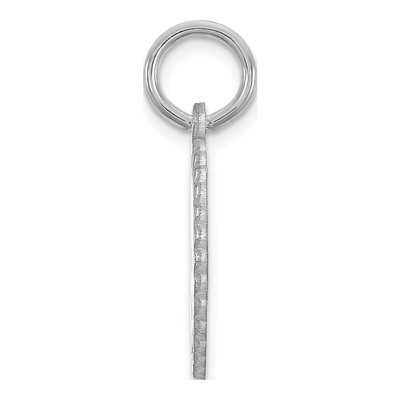 Sterling Silver Scalloped Round Disc Charm – view 2