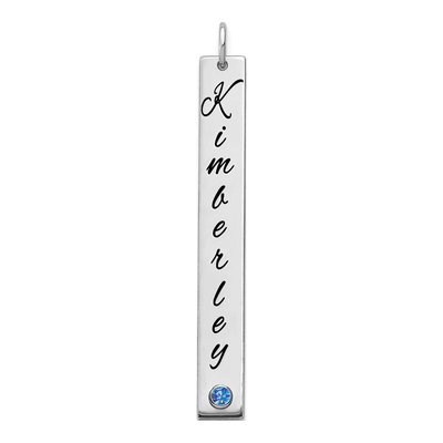 Sterling Silver Personalized Name Charm