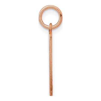 Rose Gold-Plated Sterling Silver Personalized Name Bar Charm – view 2
