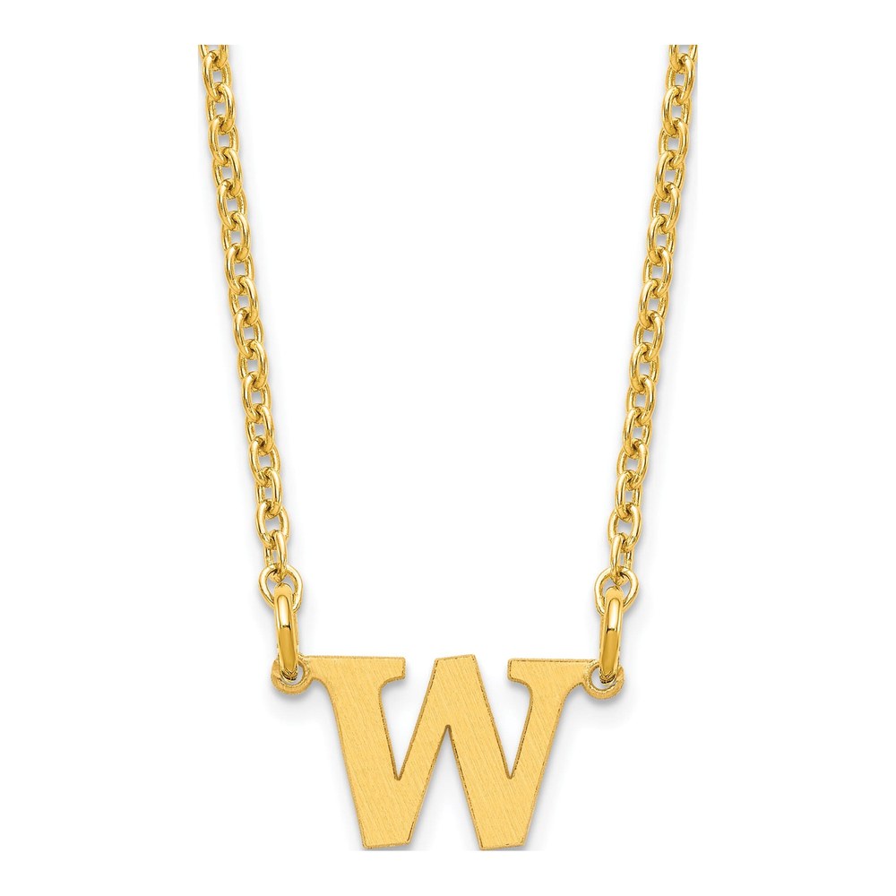 Gold-Plated Sterling Silver Initial Necklace