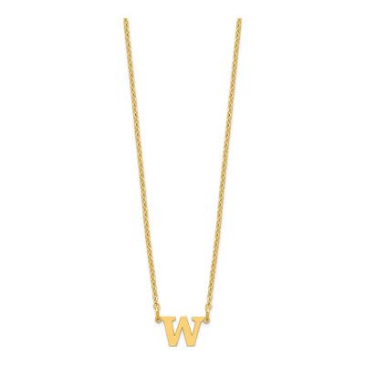 14K Yellow Gold Initial Necklace – view 2