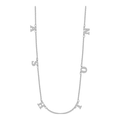 Sterling Silver Personalized 6-Initials Necklace – view 2
