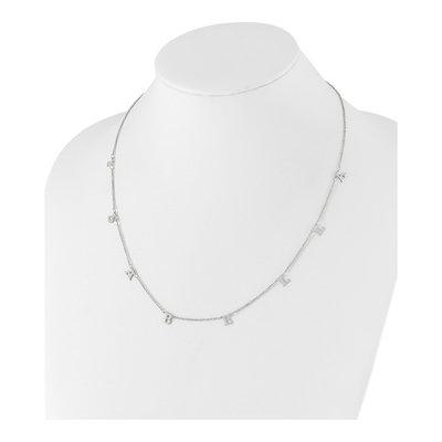 Sterling Silver Personalized Initials Necklace – view 3