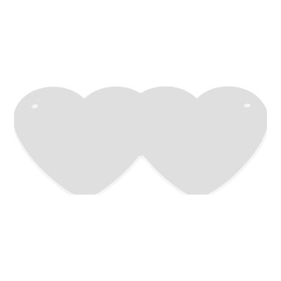 Sterling Silver Personalized Double Heart Nameplate Pendant – view 4
