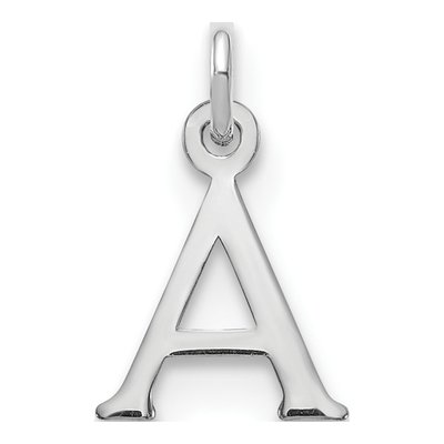 Sterling Silver Letter A Charm