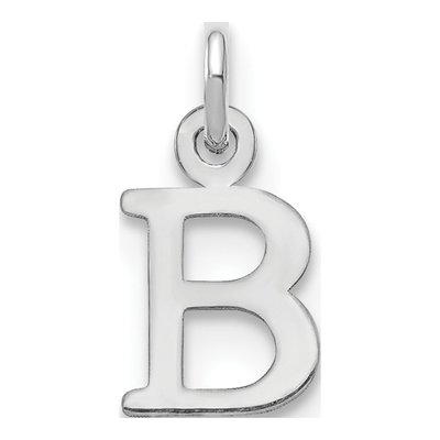 Sterling Silver Letter B Pendant