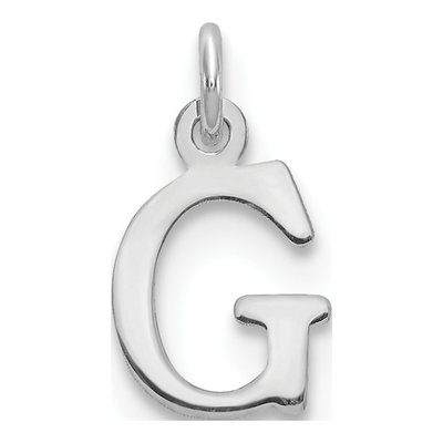 Sterling Silver Letter G Pendant