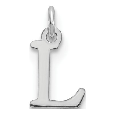 Sterling Silver Letter L Pendant