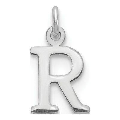 Sterling Silver Letter R Charm