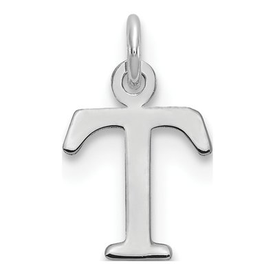 Sterling Silver Letter T Pendant