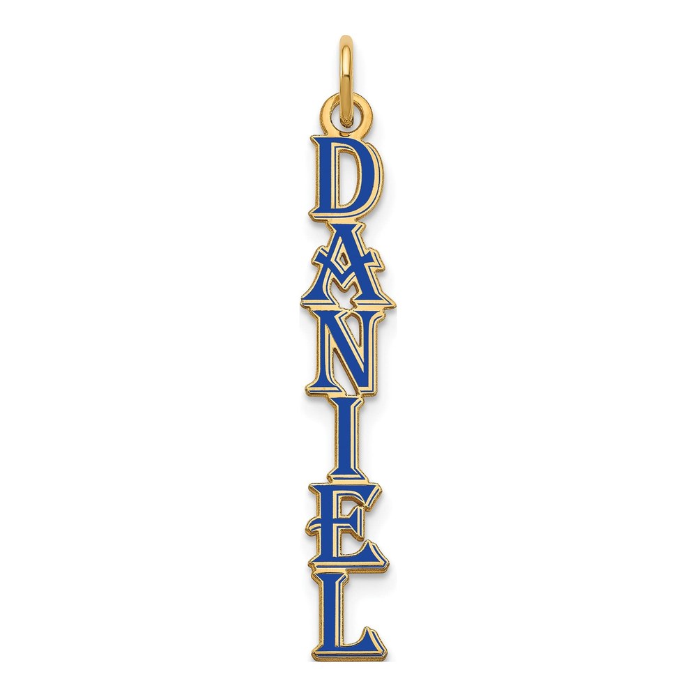 Gold-Plated Sterling Silver Personalized Name Plate Charm