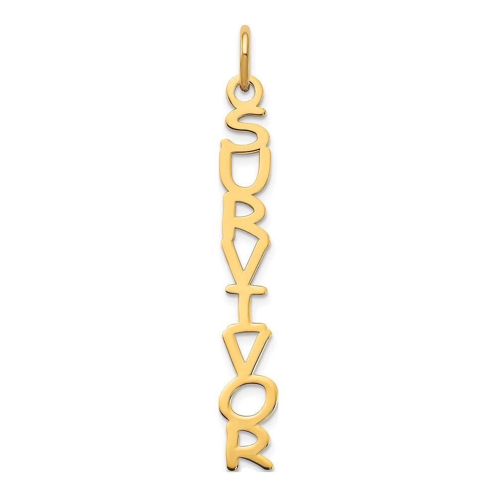Gold-Plated Sterling Silver Personalized Name Plate Charm
