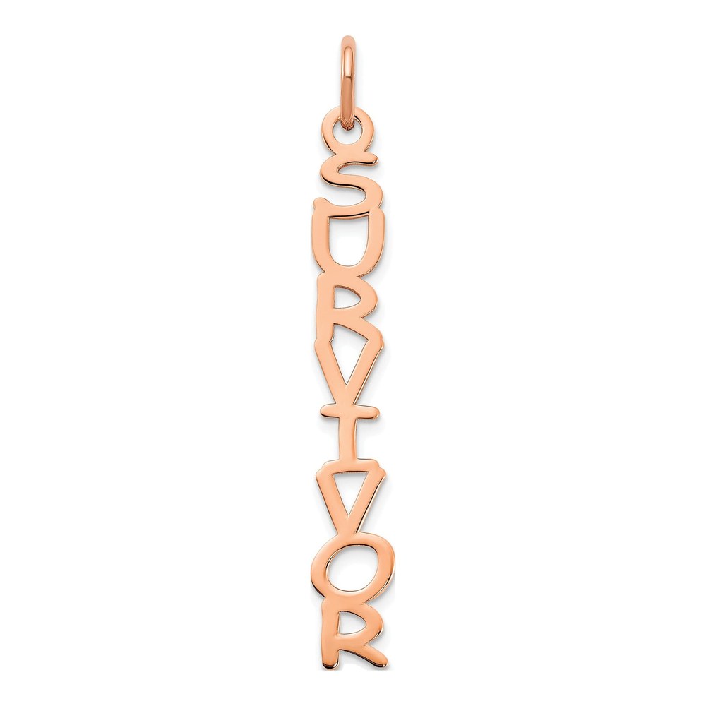 Personalized Name Plate Charm - SS/Rose Plated