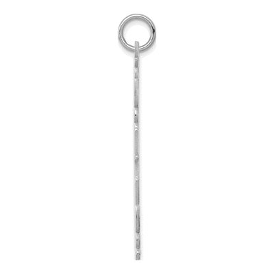 14K White Gold Personalized Name Plate Charm – view 2
