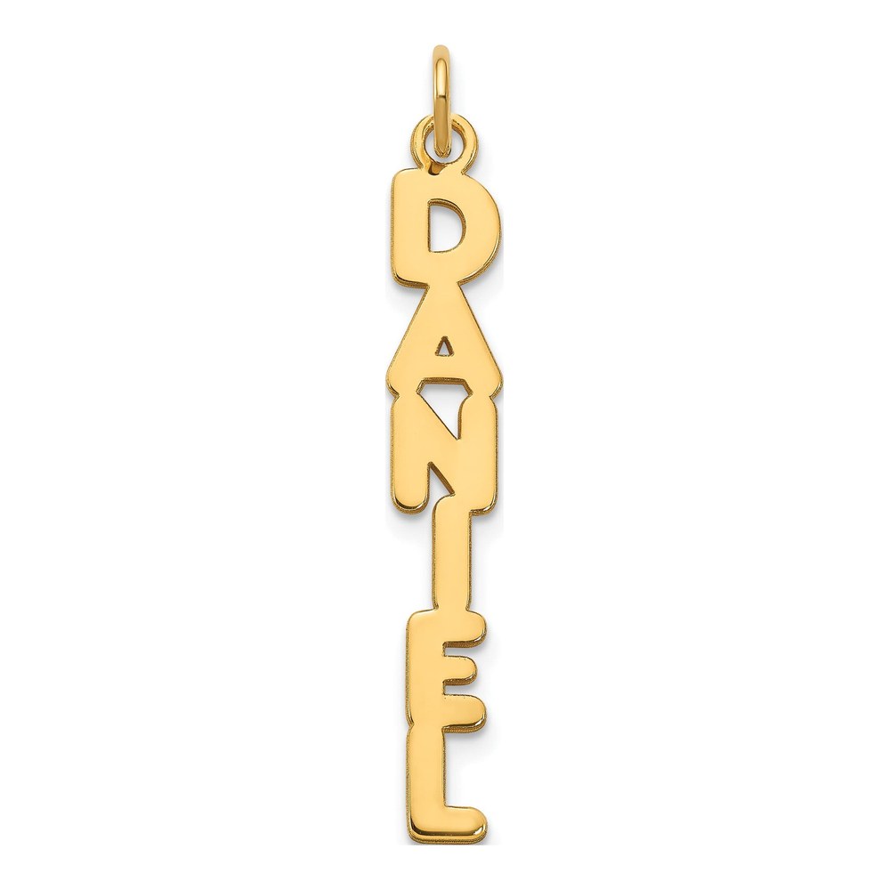 Gold-Plated Sterling Silver Personalized Kimberly Name Plate Charm